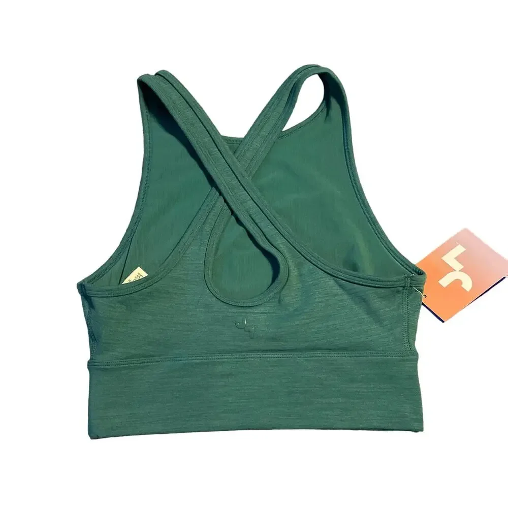 Joy Lab Womens Comfort Sleeveless Sport Bra Racerback Size XS Green NWT